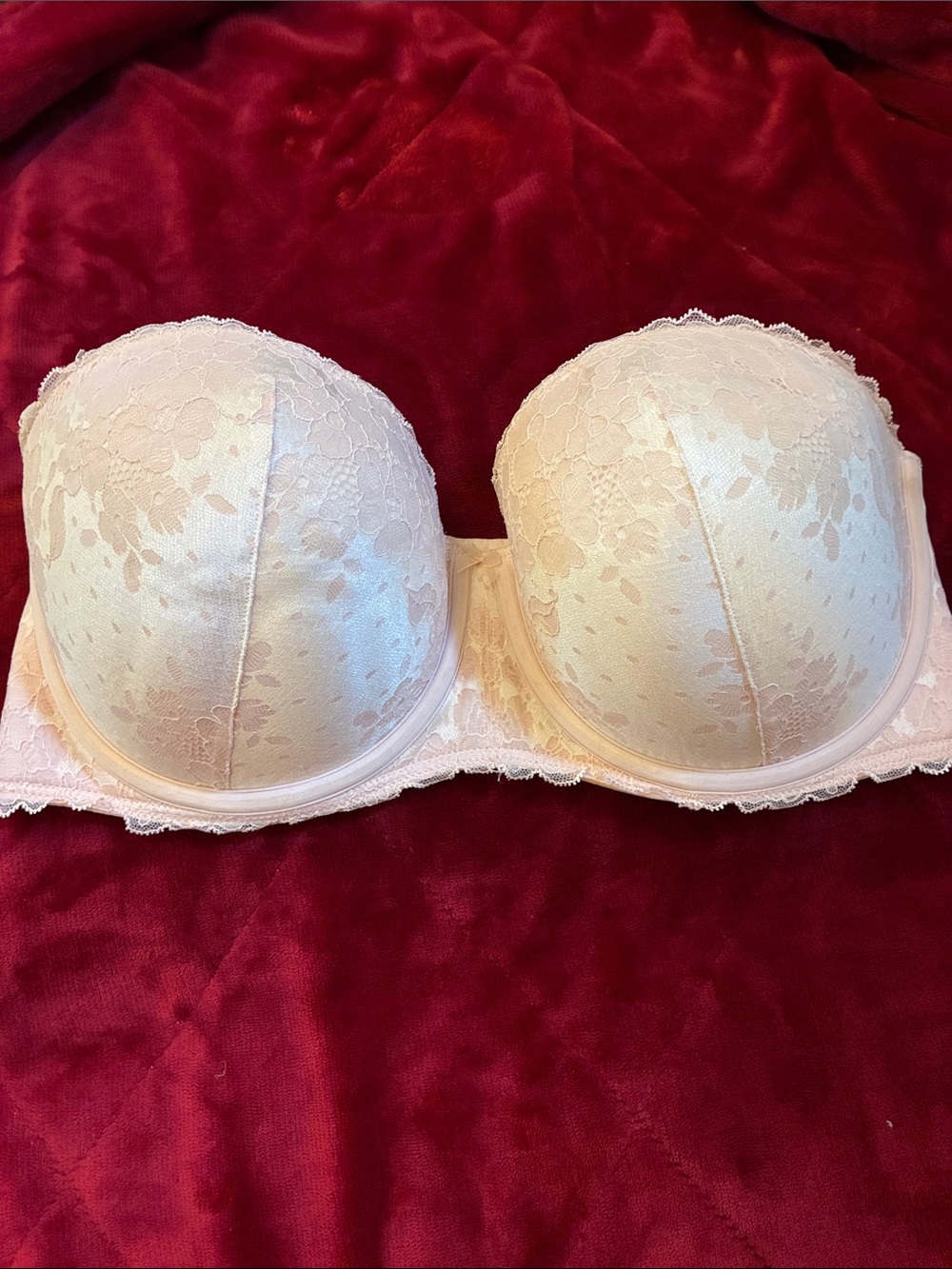 Torrid strapless lace push up bra